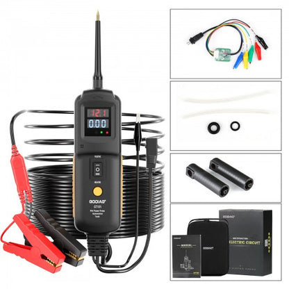 GODIAG GT101 Electric Circuit Tester Vehicles Electrical System Diagnosis/ Fuel Injector Cleaning & Testing/ Current Detection/Relay Testing