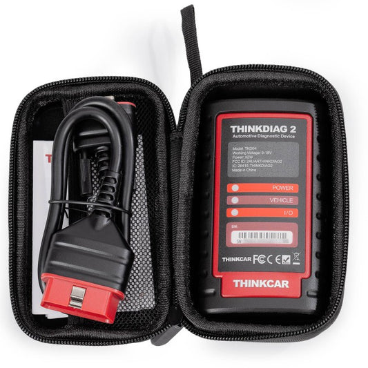 THINKCAR Thinkdiag2 All System Bidirectional Diagnostic Tool with CAN-FD Protocol Auto VIN ECU Coding 15+ Reset Functions One Year Free Update